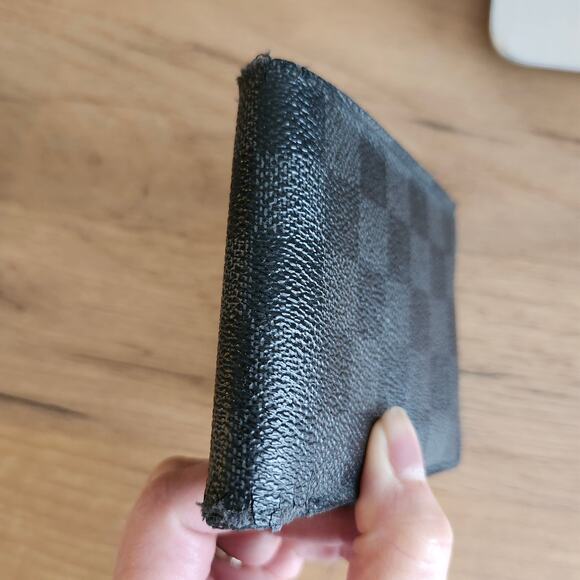 Authentic Louis Vuitton Wallet Damier Graphite Bifold - Picture 4 of 8